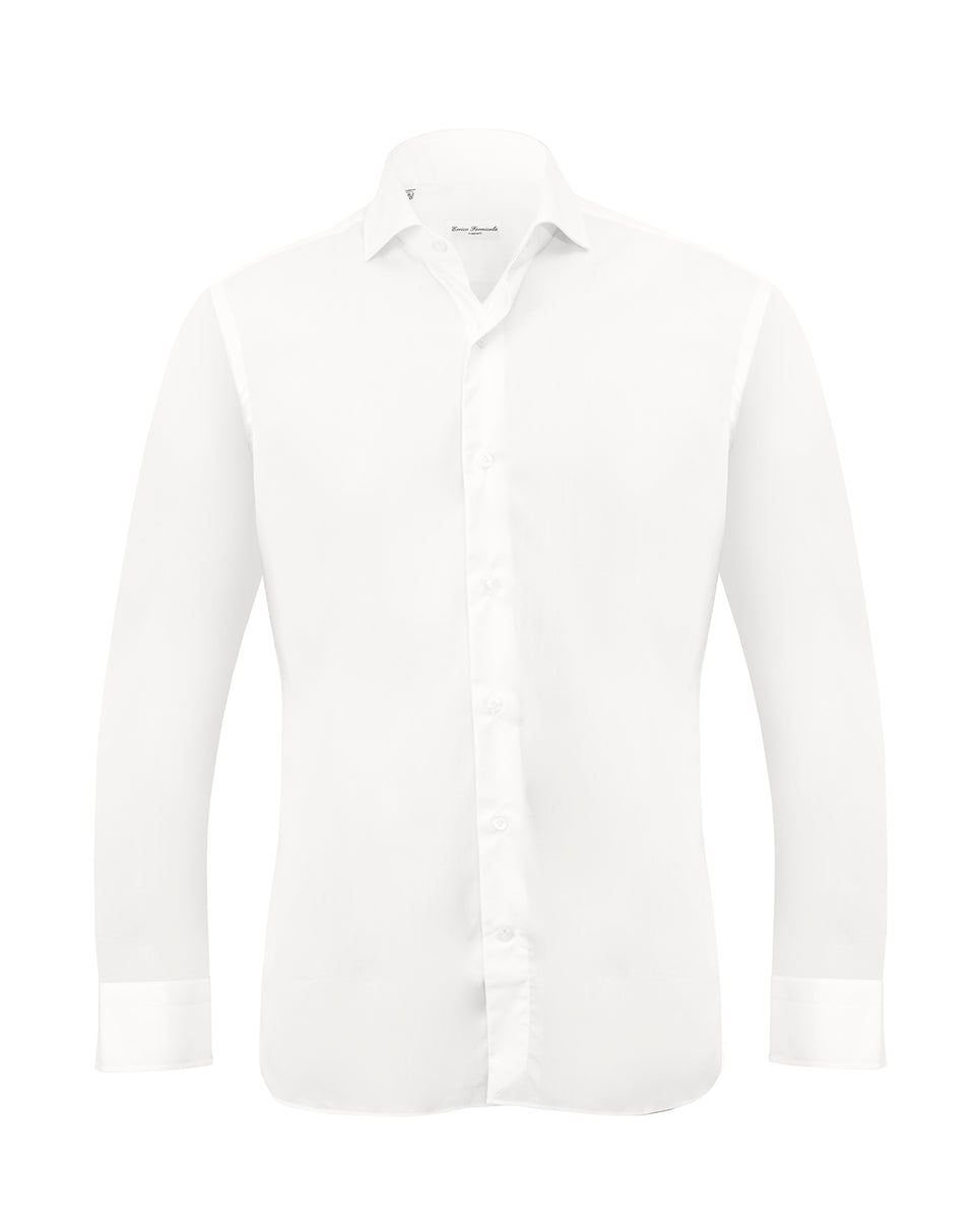 ⭐︎ Errico Formicola white shirt ERRICO FORMICOLA COTTON WHITE SHIRT – Classic Club Luxury Menswear