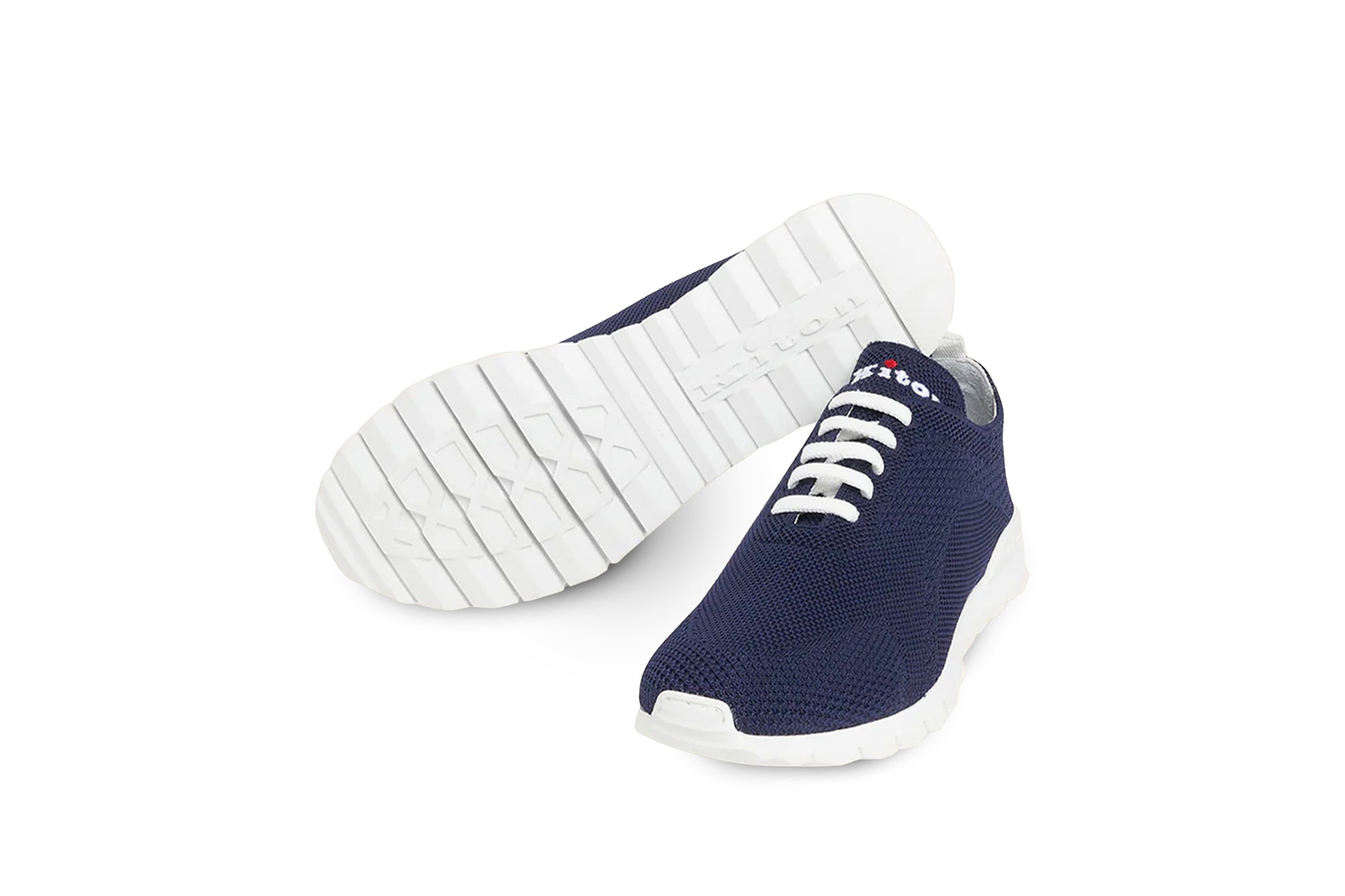 KITON SNEAKERS SHOES IN NAVY BLUE COLOUR