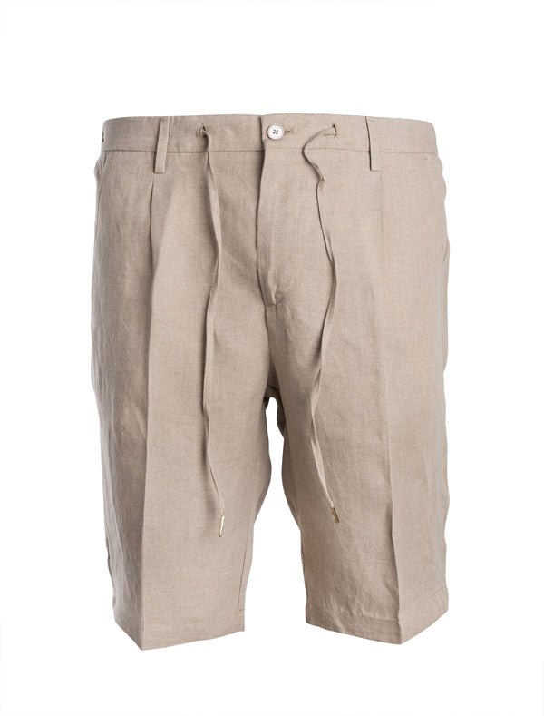 BRIGLIA COTTON SHORT IN BEIGE COLOUR