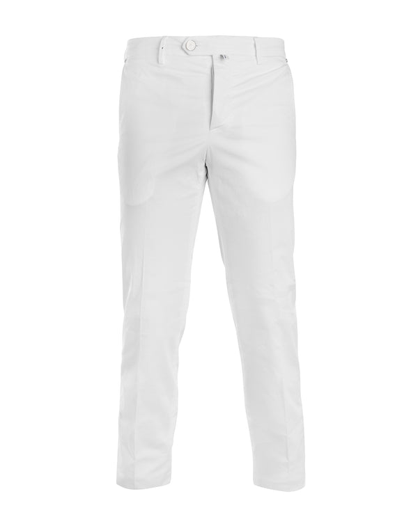 KITON COTTON TROUSER IN WHITE COLOUR
