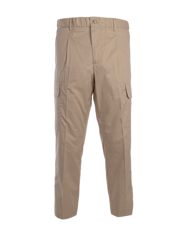 BRIGLIA COTTON TROUSER IN BEIGE COLOUR