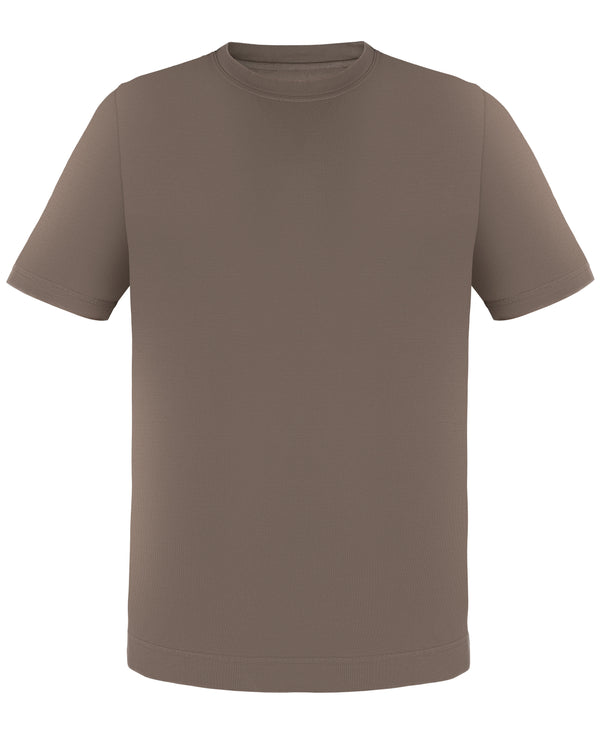 FEDELI COTTON T-SHIRT IN BEIGE COLOUR