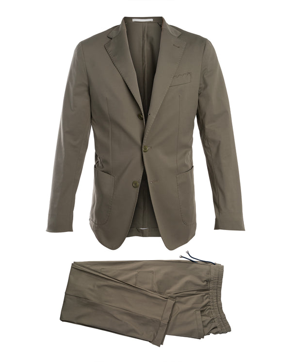 DORIANI SUIT IN KHAKI COLOUR