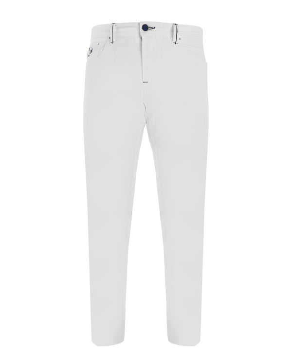 SCISSOR SCRIPTOR WHITE JEANS