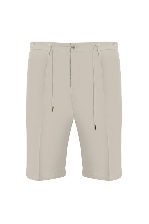BRIGLIA COTTON SHORT IN OFFWHITE COLOUR