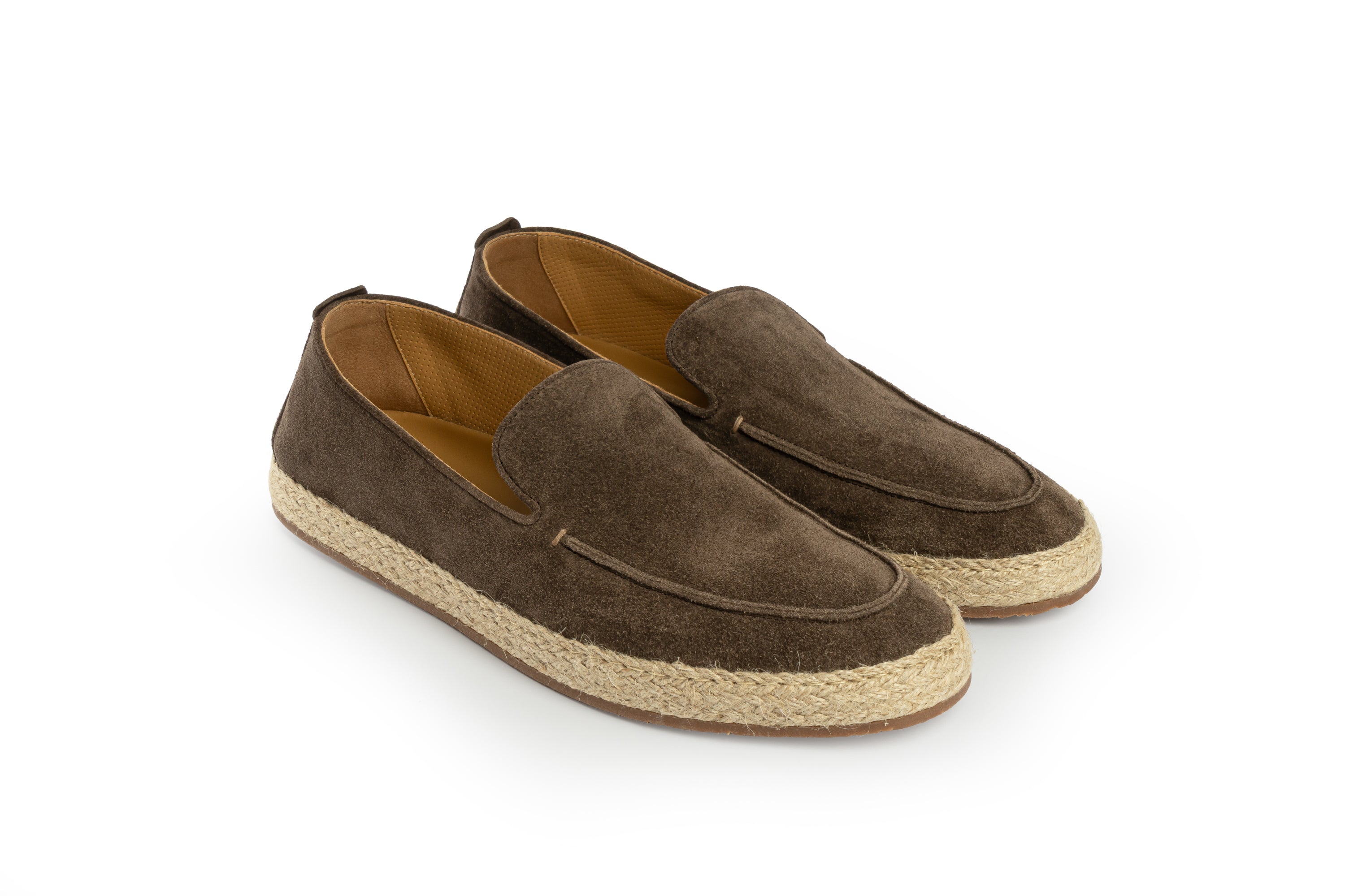 HENDERSON SUEDE ESPADRILLES IN BROWN COLOUR