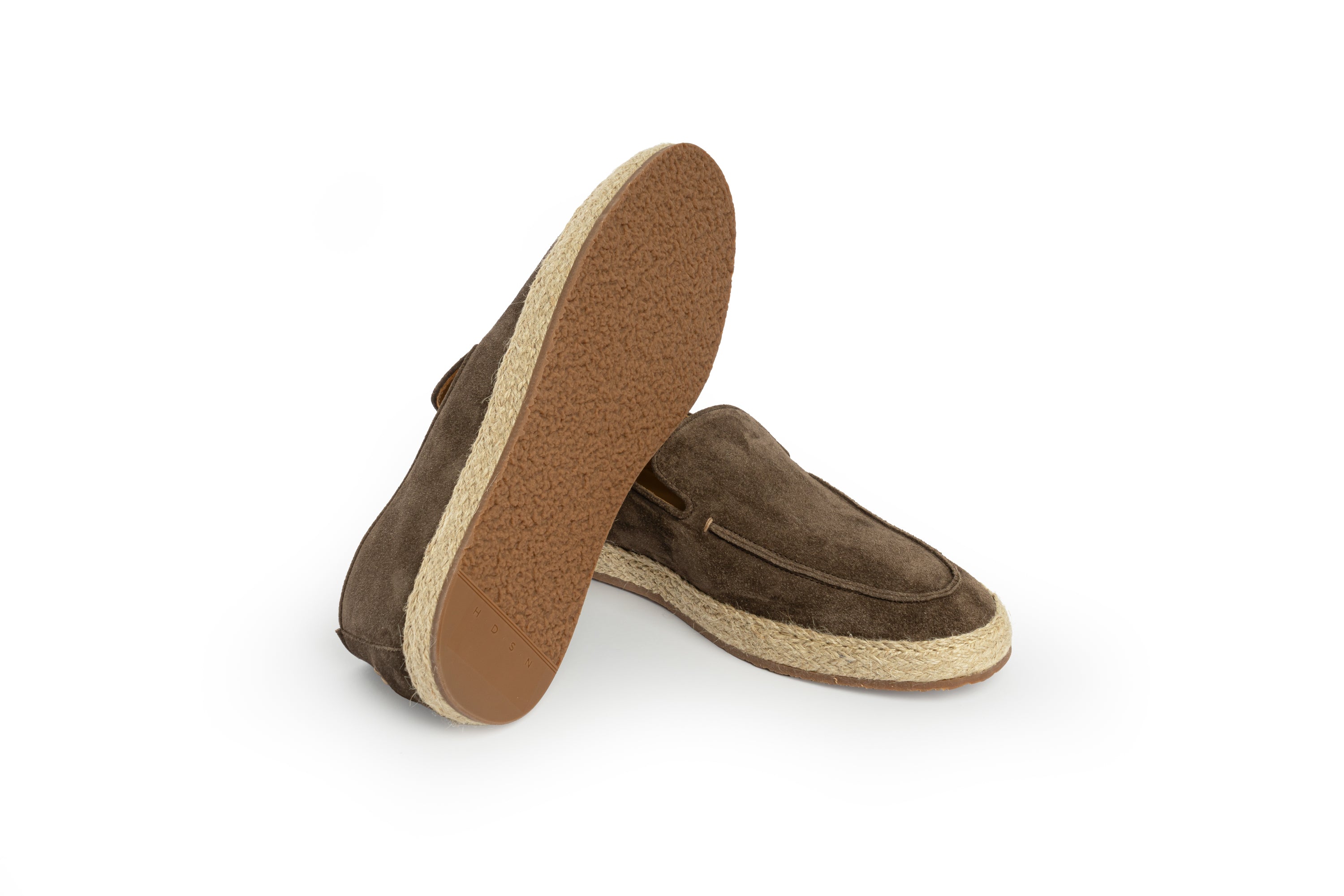 HENDERSON SUEDE ESPADRILLES IN BROWN COLOUR