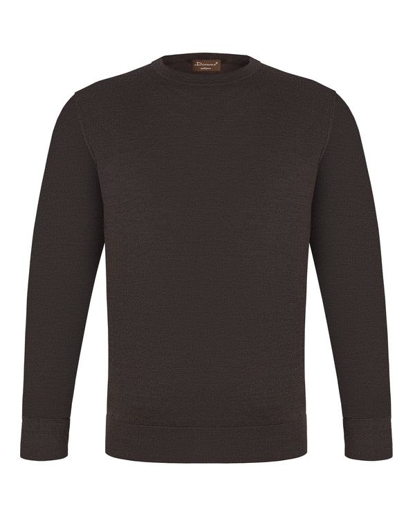 DORIANI KNITWEAR IN BROWN COLOUR