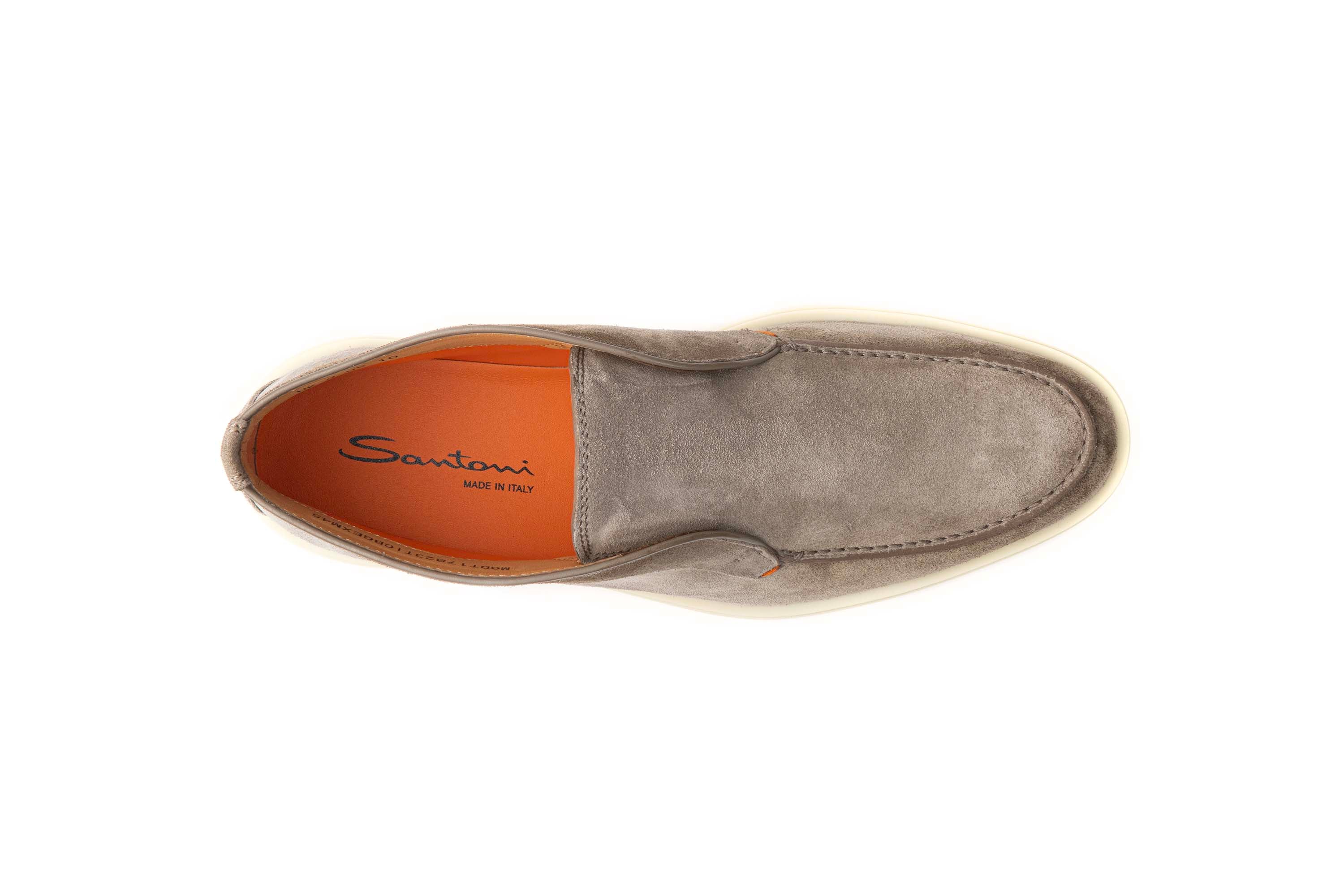 SANTONI TAUPE SUEDE DESERT BOOT