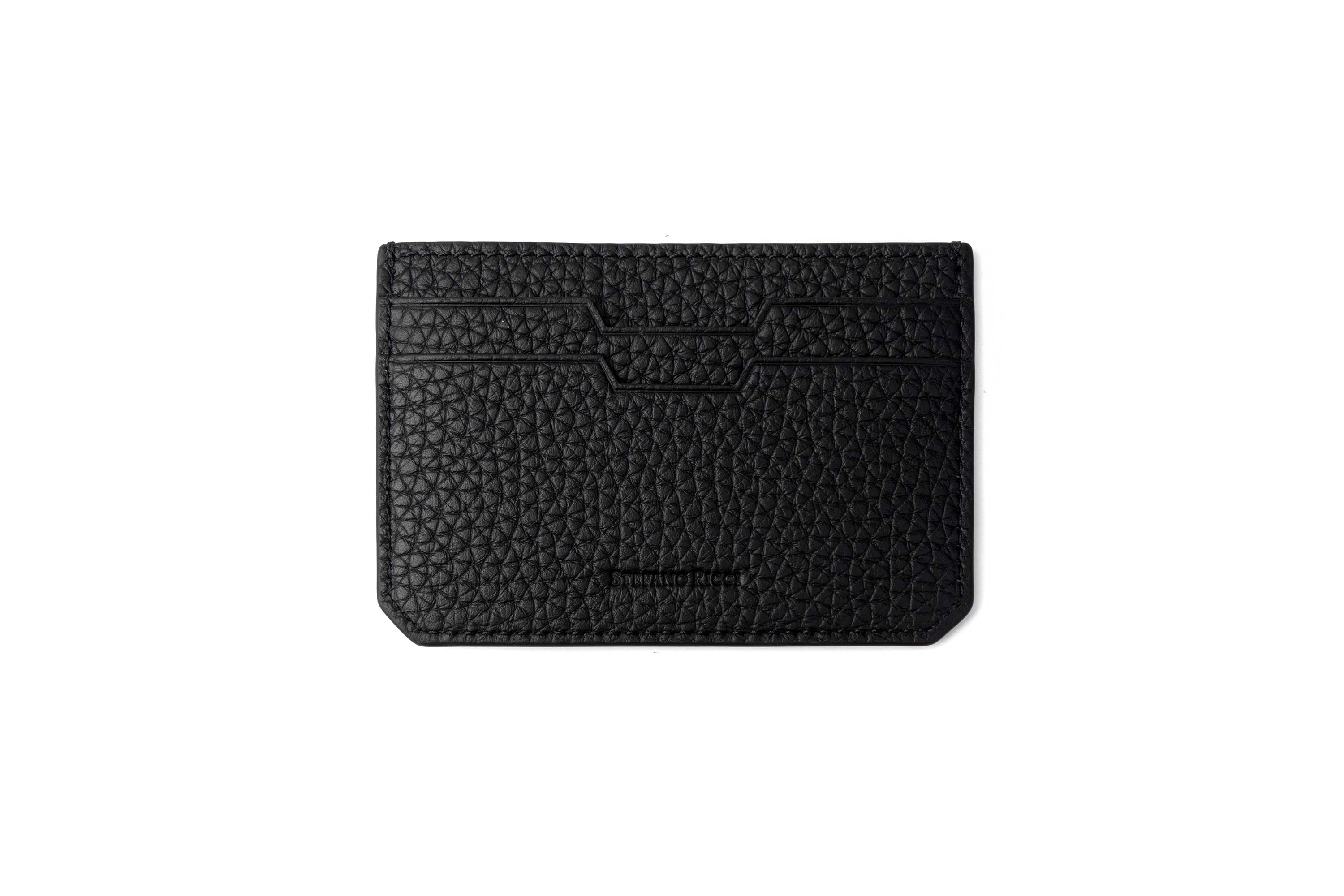 STEFANO RICCI CALFSKIN LEATHER CARD HOLDER