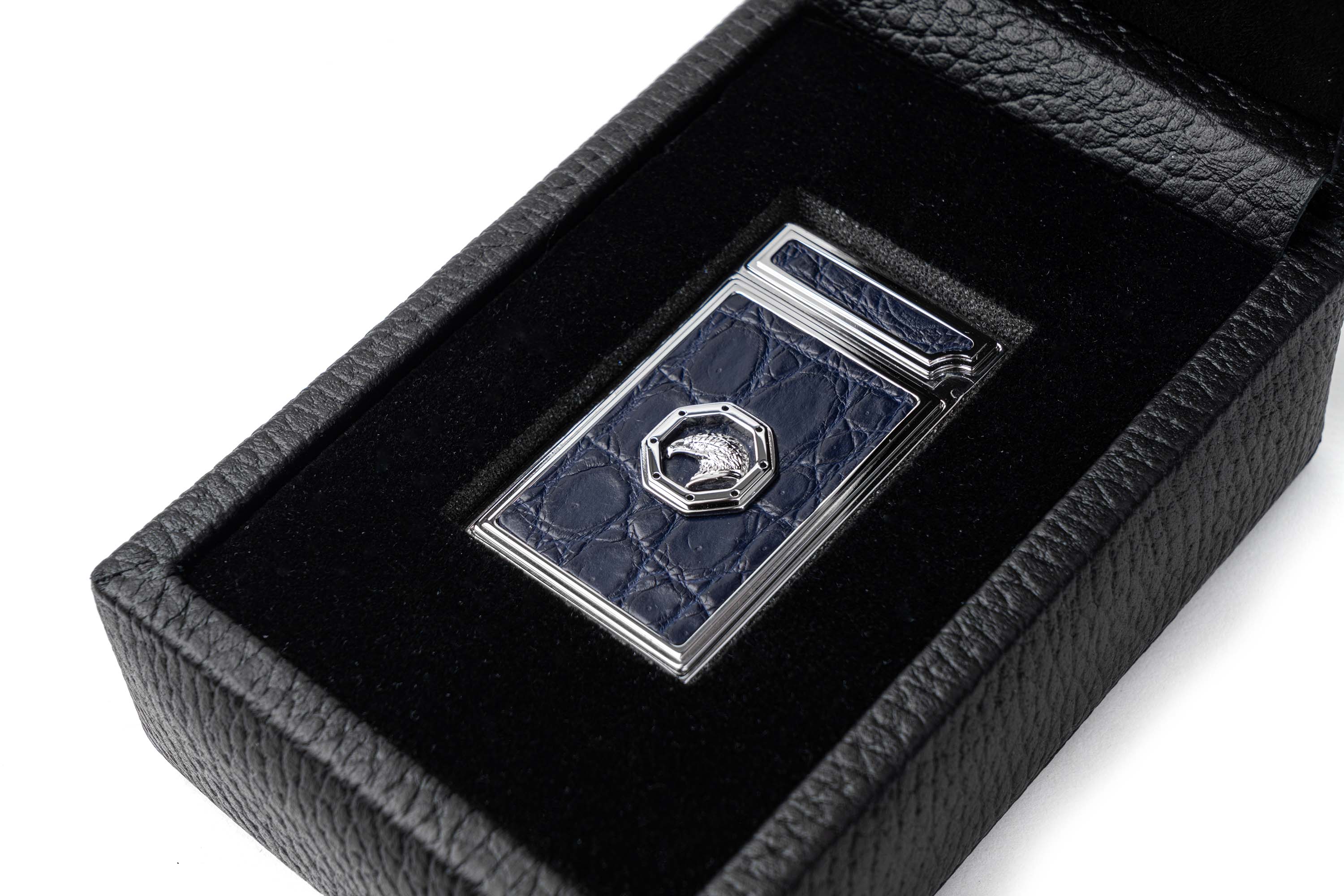 STEFANO RICCI LIGHTER IN A LEATHER CASE