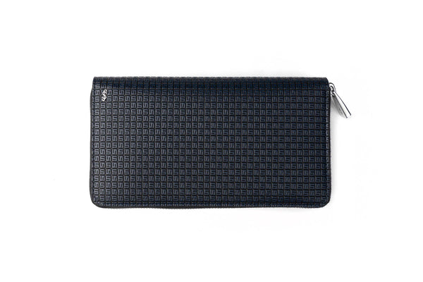 SERAPIAN ZIP-AROUND WALLET IN STEPAN
