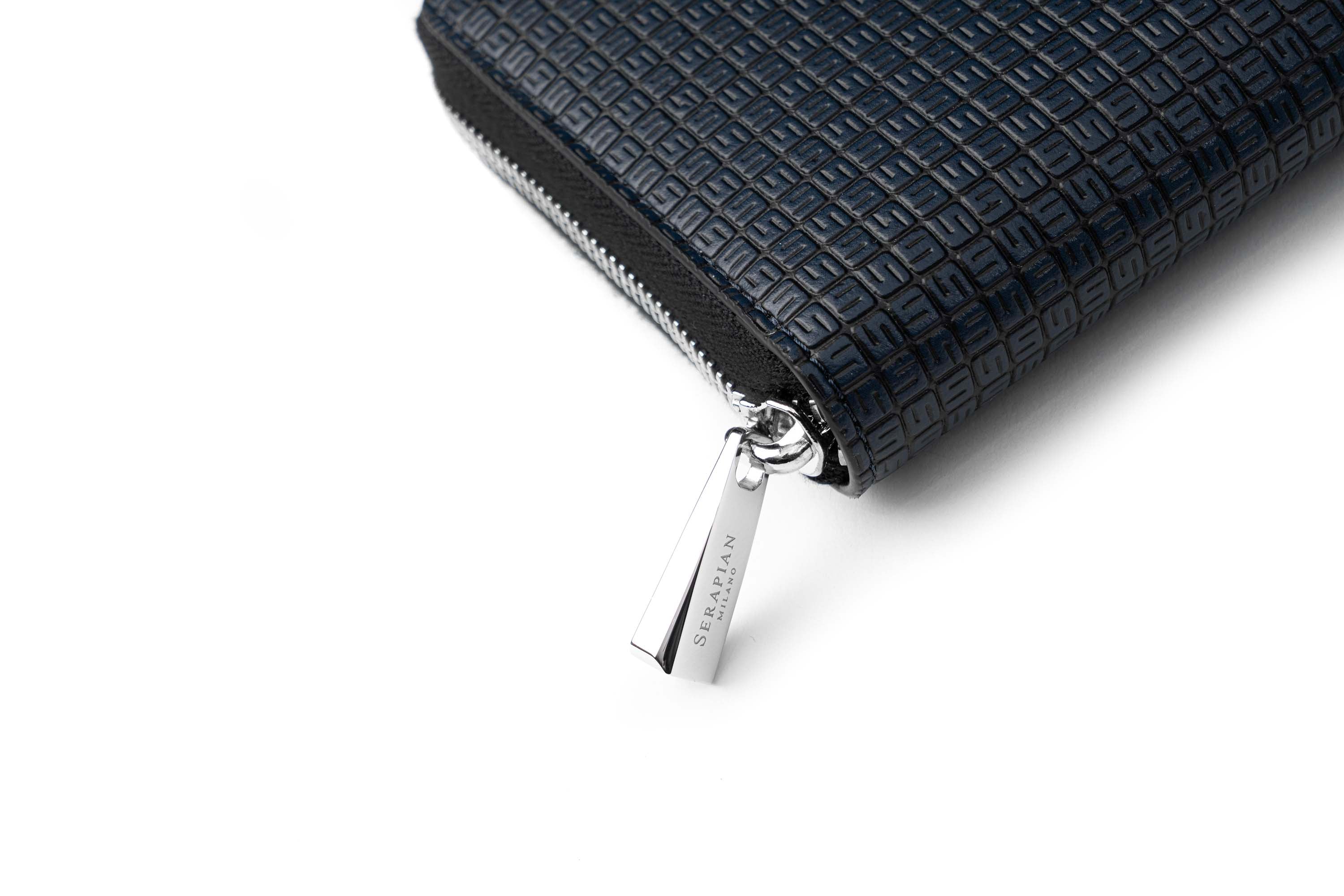 SERAPIAN ZIP-AROUND WALLET IN STEPAN