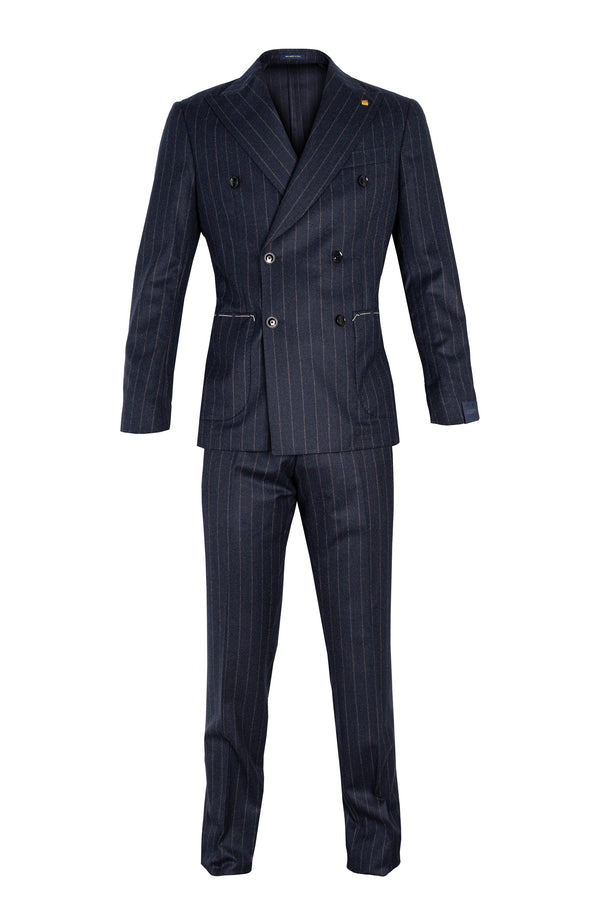 LATORRE DOUBLE BREASTED STRIPE SUIT
