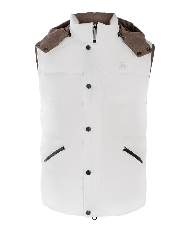 STEFANO RICCI VEST IN WHITE COLOUR
