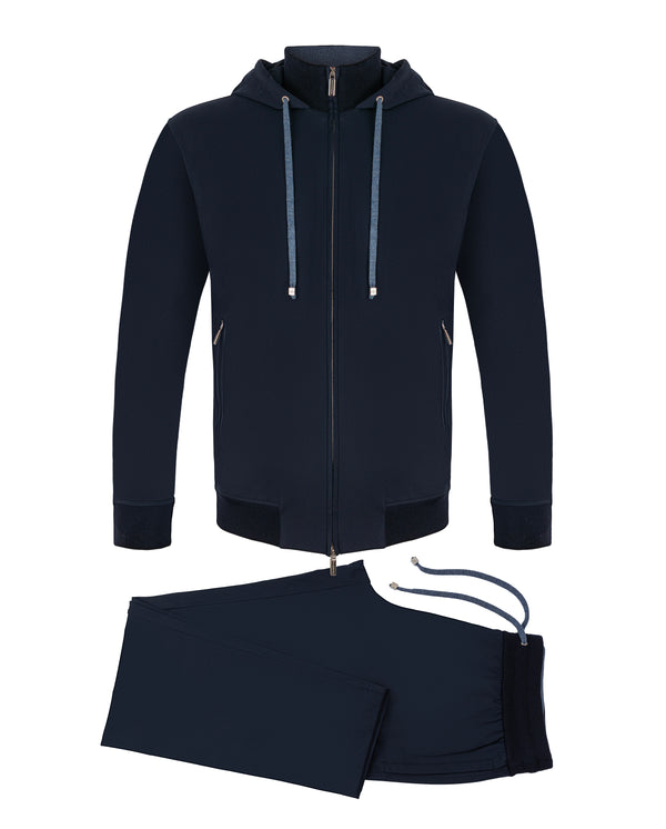 PASHMERE SUIT IN NAVY COLOUR