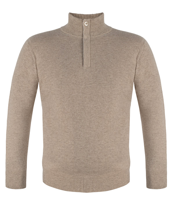 PASHMERE BABY CASHMERE KNITWEAR IN BEIGE COLOUR