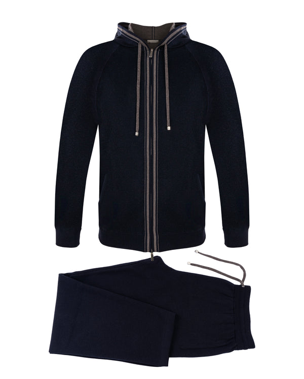 PASHMERE SUIT IN NAVY COLOUR