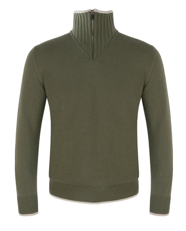 SVEVO KNITWEAR GREEN COLOUR