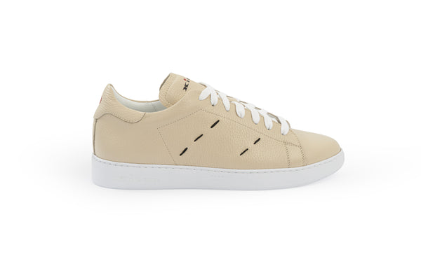 KITON SNEAKERS SHOES CALFSKIN IN BEIGE COLOUR