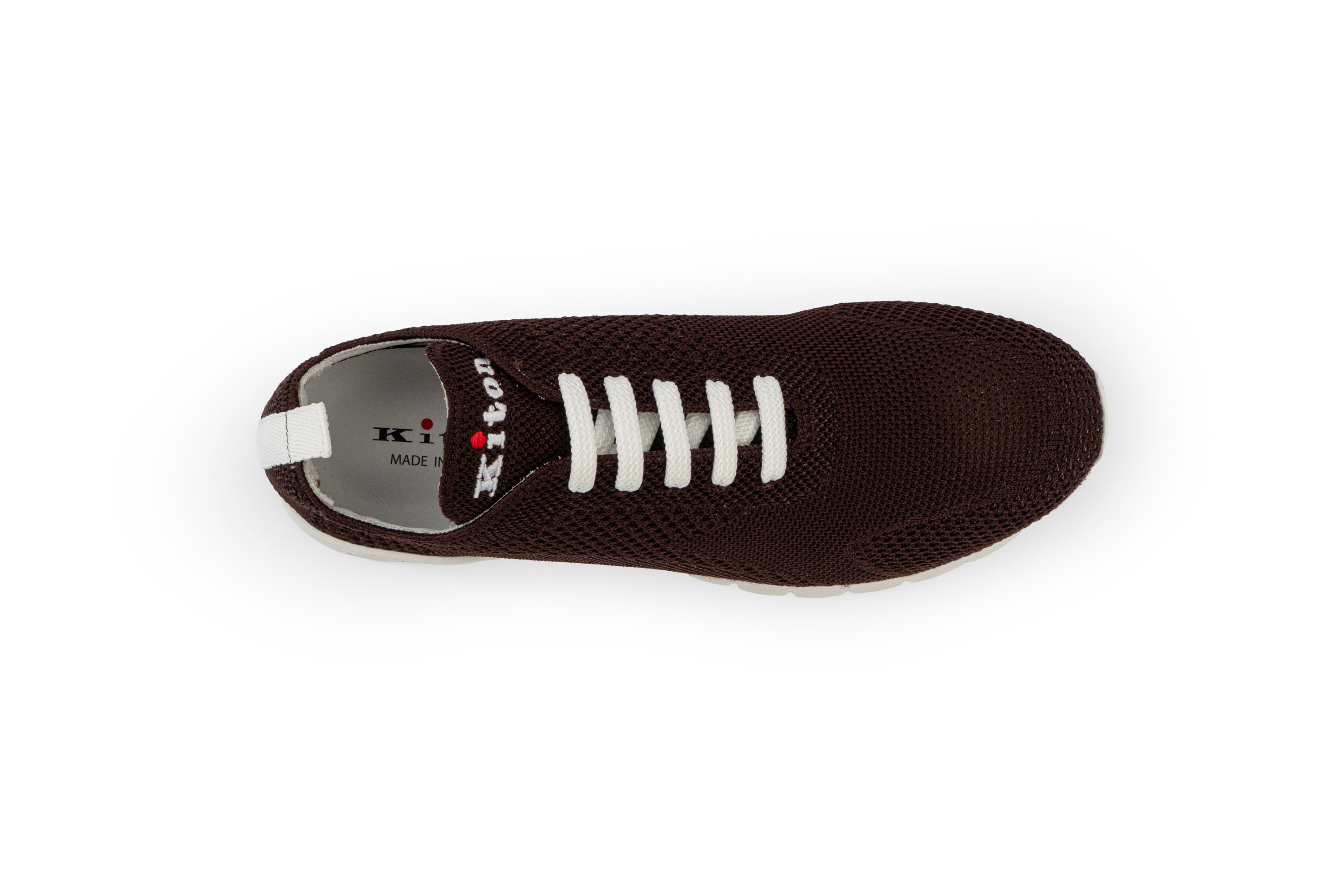 KITON SNEAKERS SHOES IN BROWN COLOUR