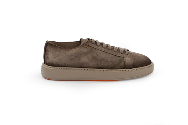 SANTONI BEIGE SUEDE SNEAKER