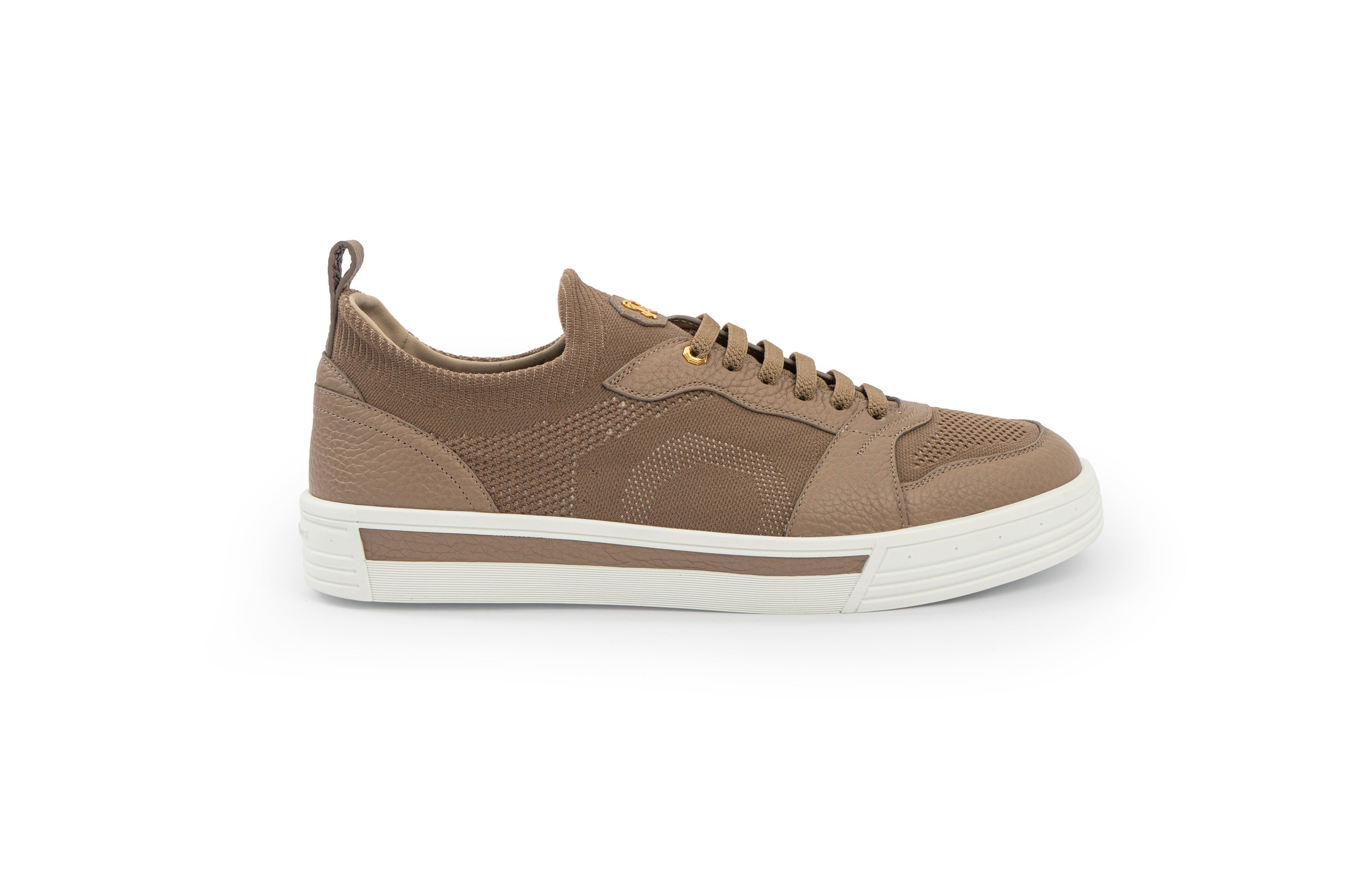 STEFANO RICCI BROWN SNEAKERS