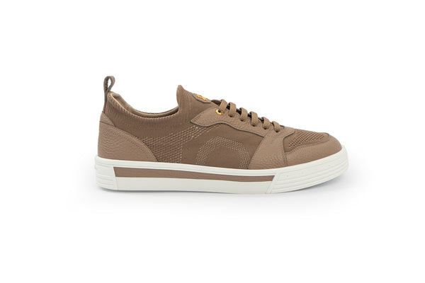 STEFANO RICCI BROWN SNEAKERS