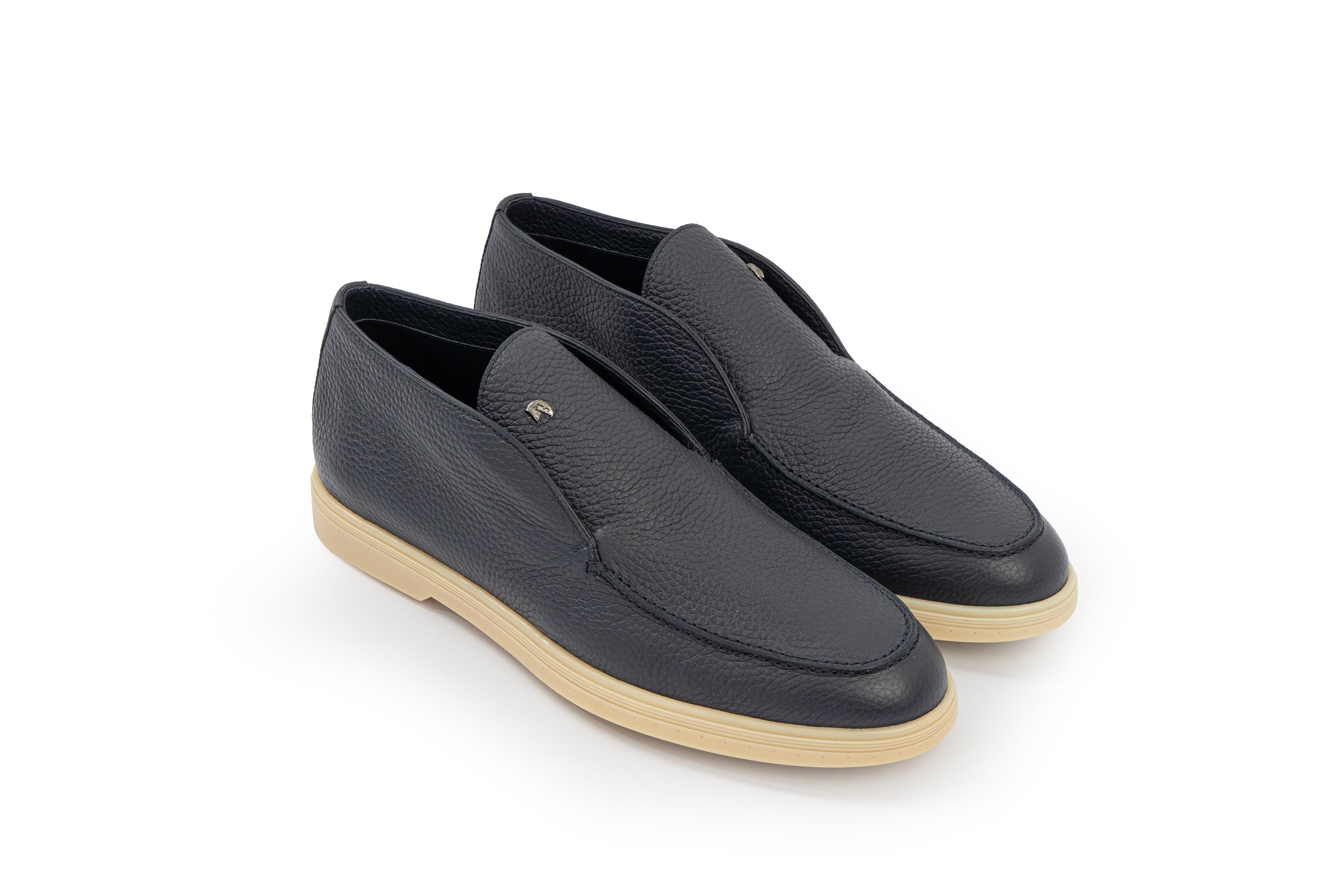 STEFANO RICCI NAVY LOAFERS