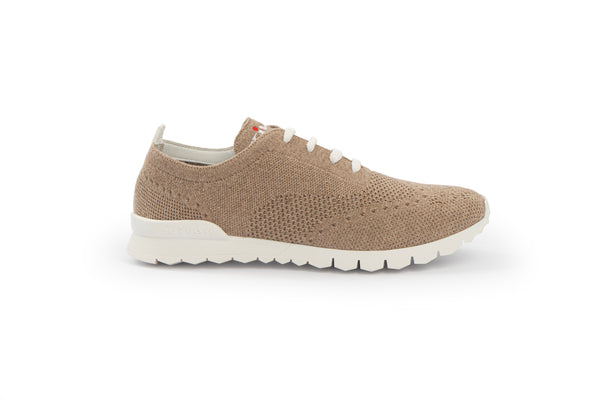 KITON CASHMERE SNEAKERS SHOES IN BEIGE COLOUR