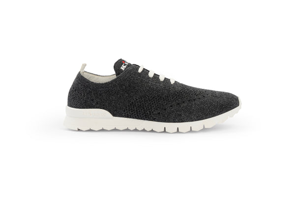 KITON CASHMERE SNEAKERS SHOES IN GREY COLOUR