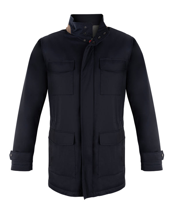 KITON JACKET IN NAVY COLOR
