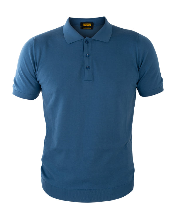 SVEVO POLO T-SHIRT BLUE COLOUR