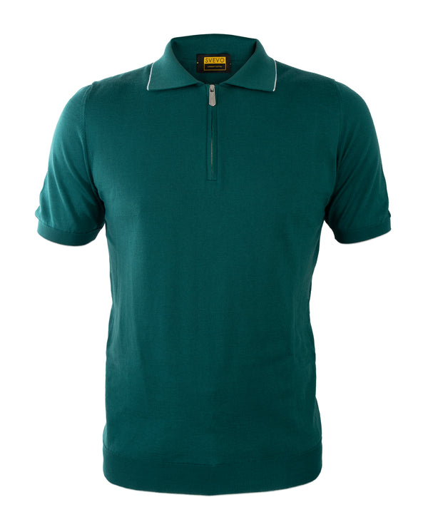 SVEVO POLO T-SHIRT GREEN COLOUR