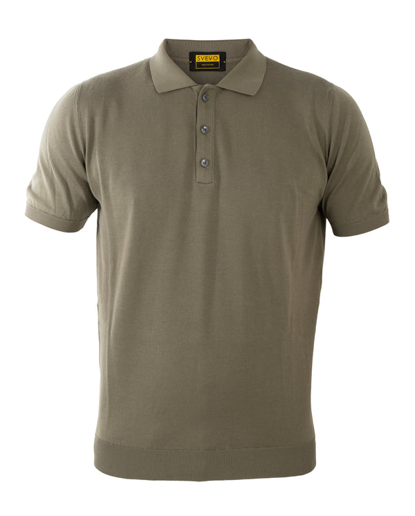 SVEVO POLO T-SHIRT MILITARY GREEN COLOUR