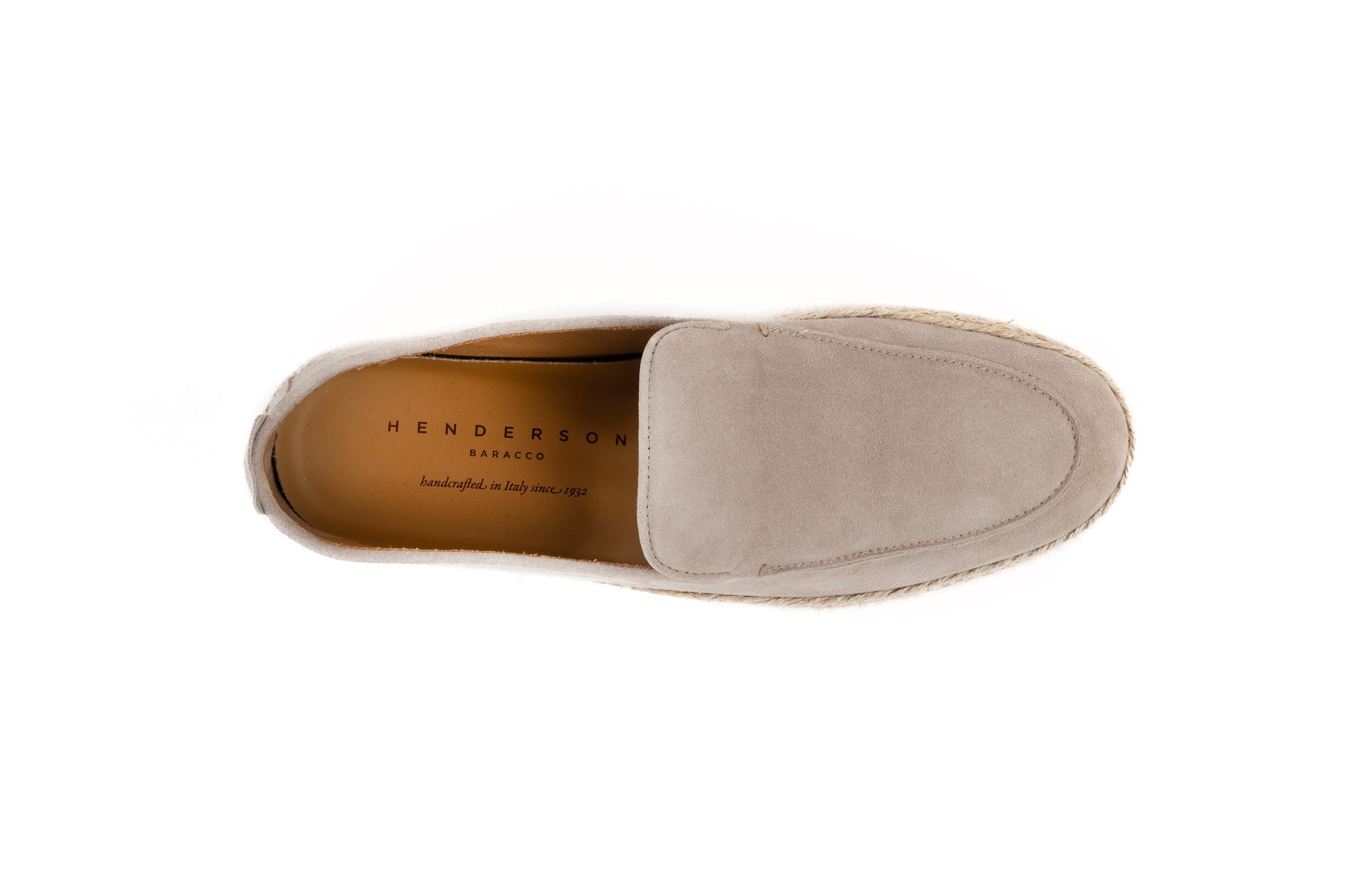 HENDERSON SUEDE ESPADRILLES IN BEIGE COLOUR
