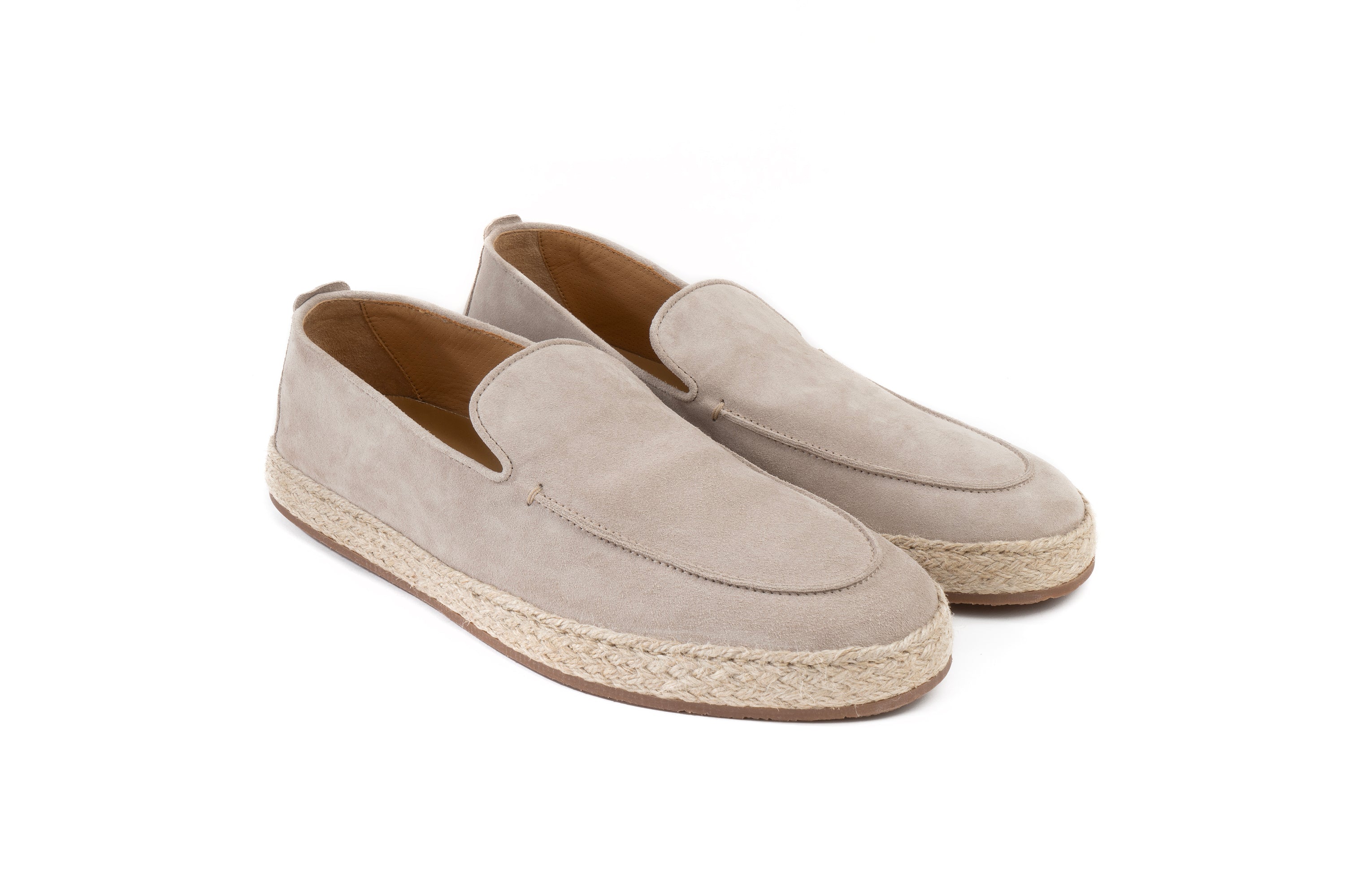 HENDERSON SUEDE ESPADRILLES IN BEIGE COLOUR