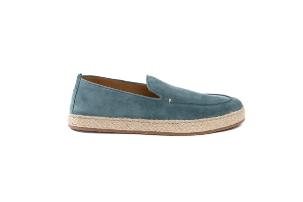 HENDERSON SUEDE ESPADRILLES IN SKY BLUE COLOUR
