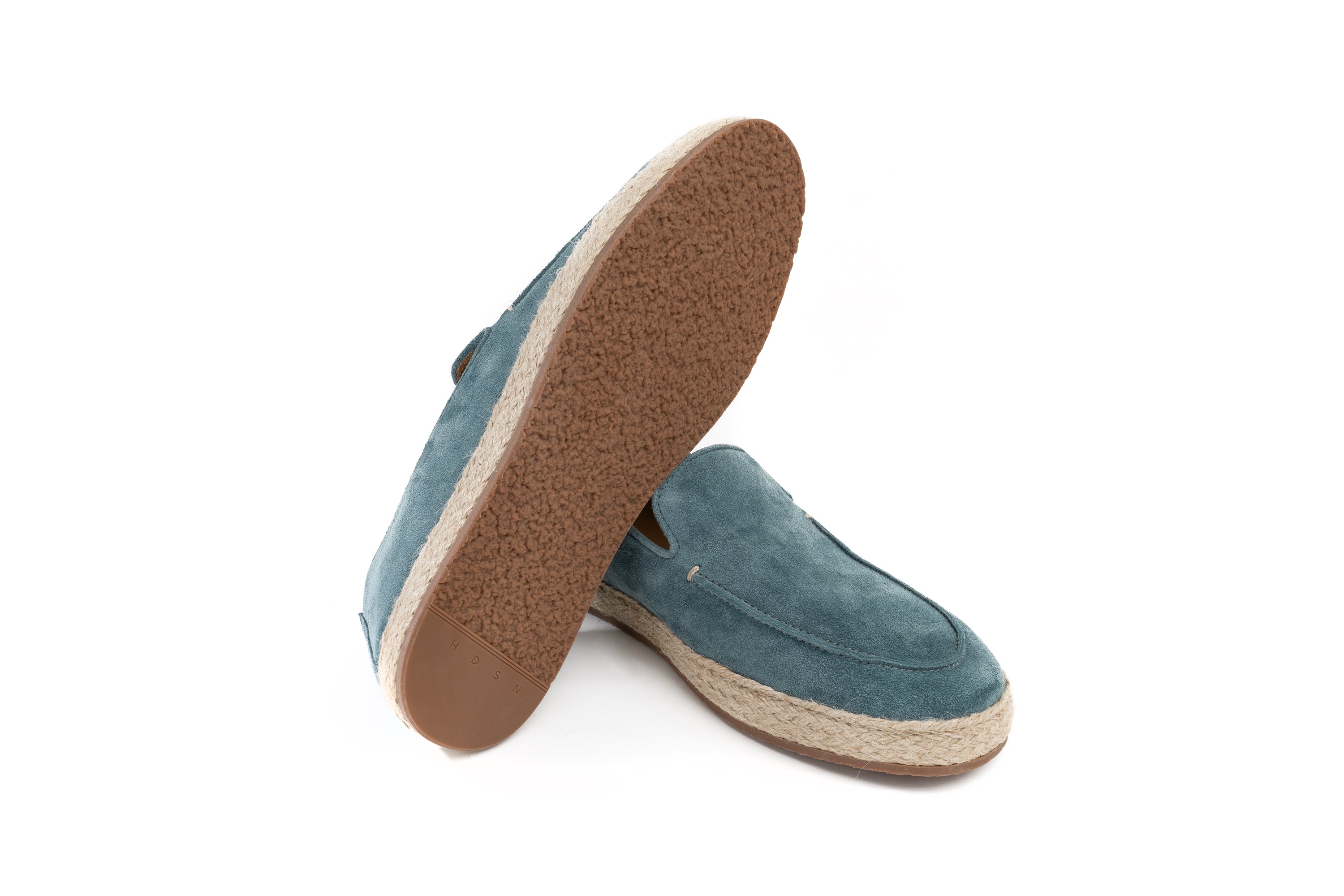 HENDERSON SUEDE ESPADRILLES IN SKY BLUE COLOUR