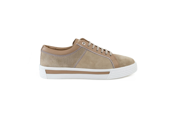 STEFANO RICCI BEIGE SNEAKERS