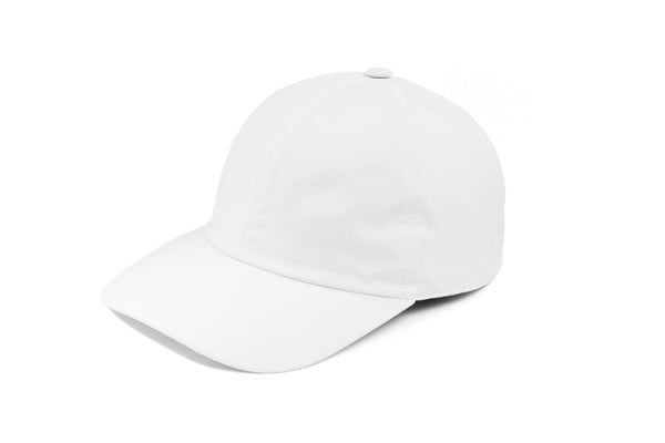 MANDELLI POLYESTER CAP IN WHITE COLOUR