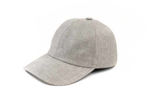 MANDELLI LINEN CAP IN BEIGE COLOUR