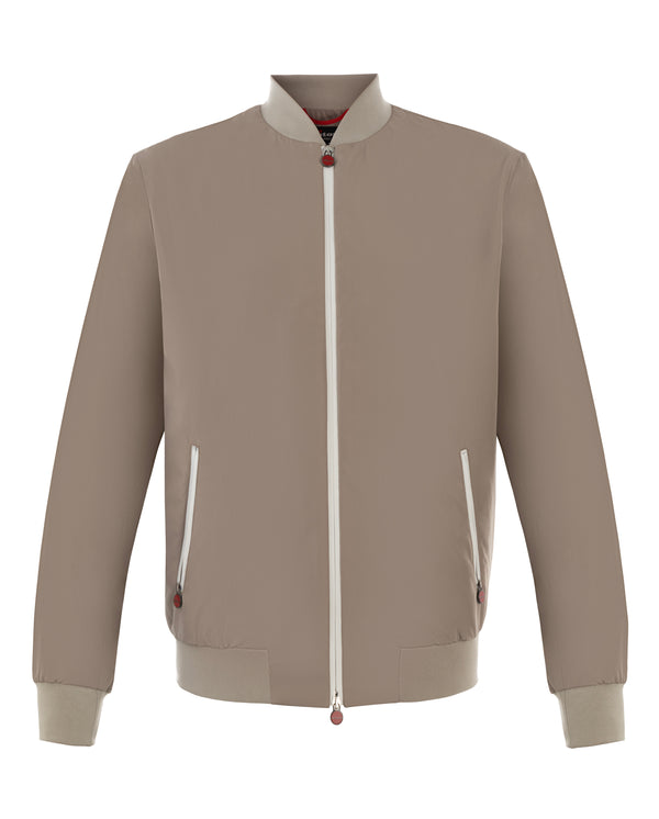 KITON BOMBER IN BEIGE COLOUR