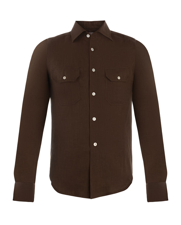 KITON LINEN SHIRT