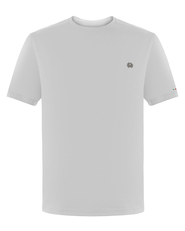 STEFANO RICCI COTTON T-SHIRT IN WHITE COLOUR