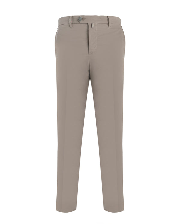 KITON COTTON TROUSER IN BEIGE COLOUR