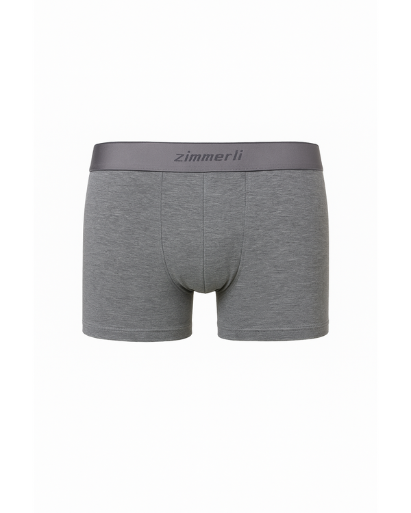 ZIMMERLI BOXER BRIEF UNDERWEAR IN GREY MELANGE