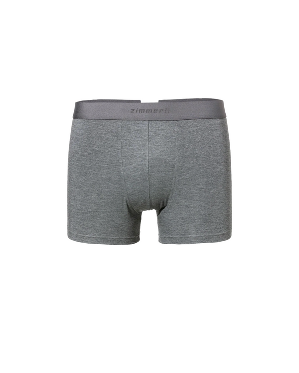 ZIMMERLI BOXER BRIEF UNDERWEAR IN GREY MELANGE (SHORT)