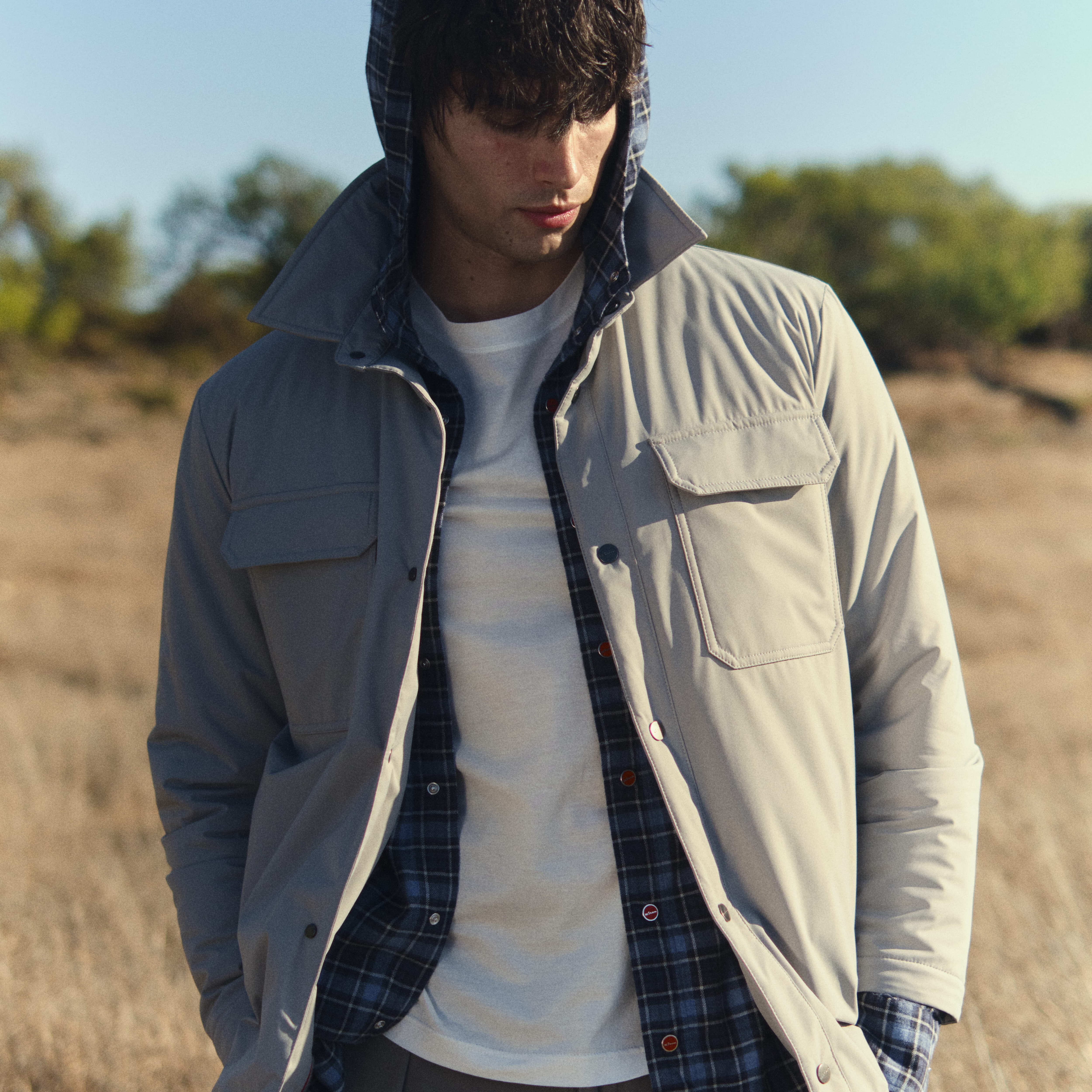 KITON JACKET IN GREY COLOR