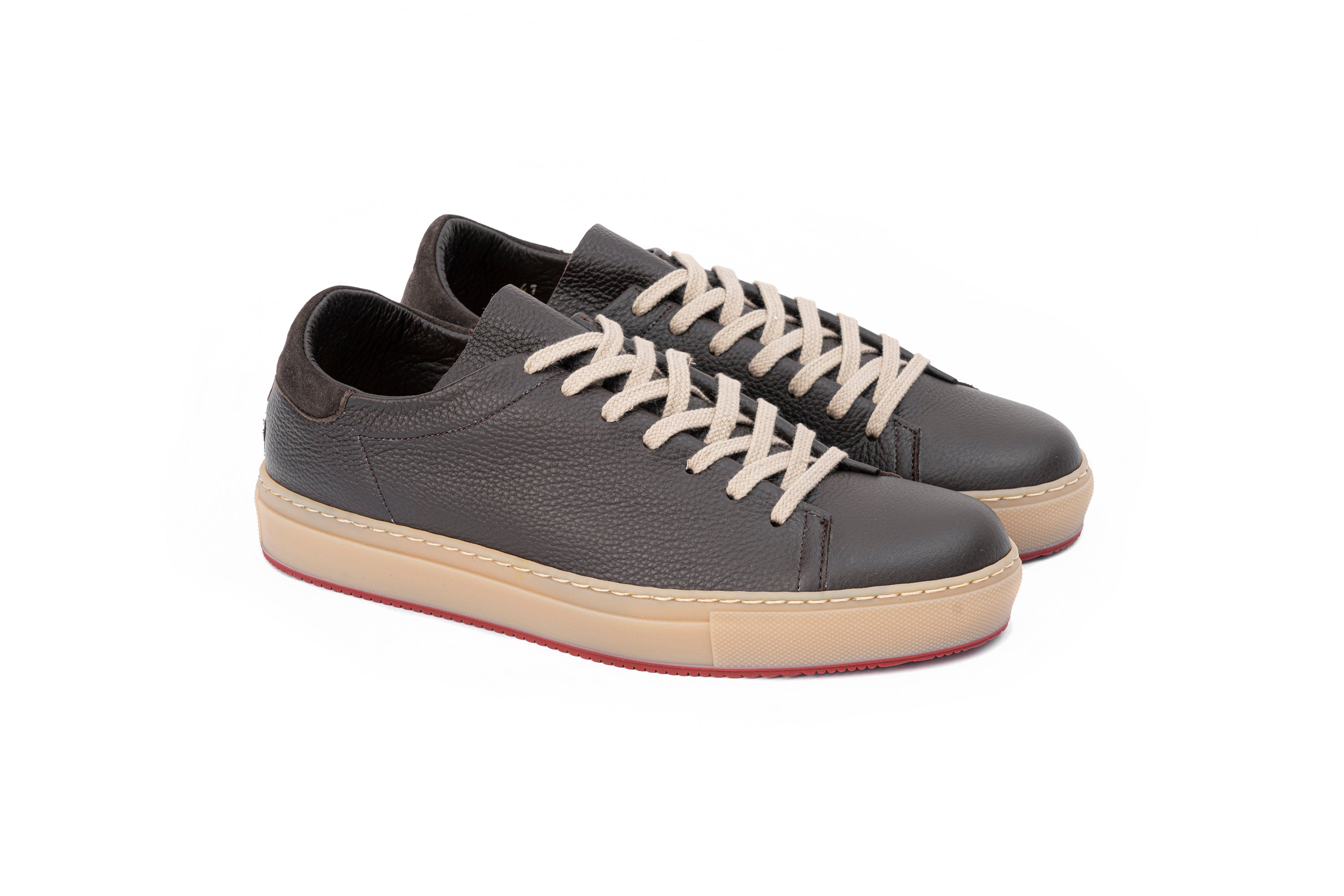 MANDELLI BROWN LEATHER SHOES